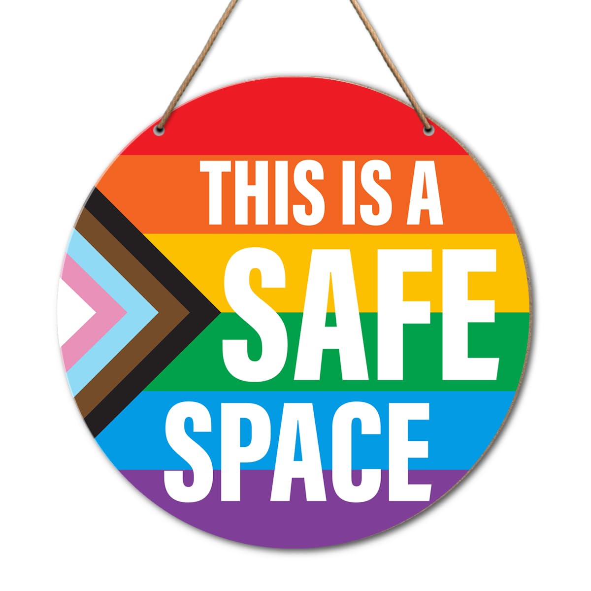 LGBT Signs Wall Decor, LGBT Rainbow Pride Signs for Home Office Door Decorations LGBTQ Lesbian Gay Queer Room Hanging Signs Decor, LGBT Pride Month Gifts for Lesbian Gay Queer