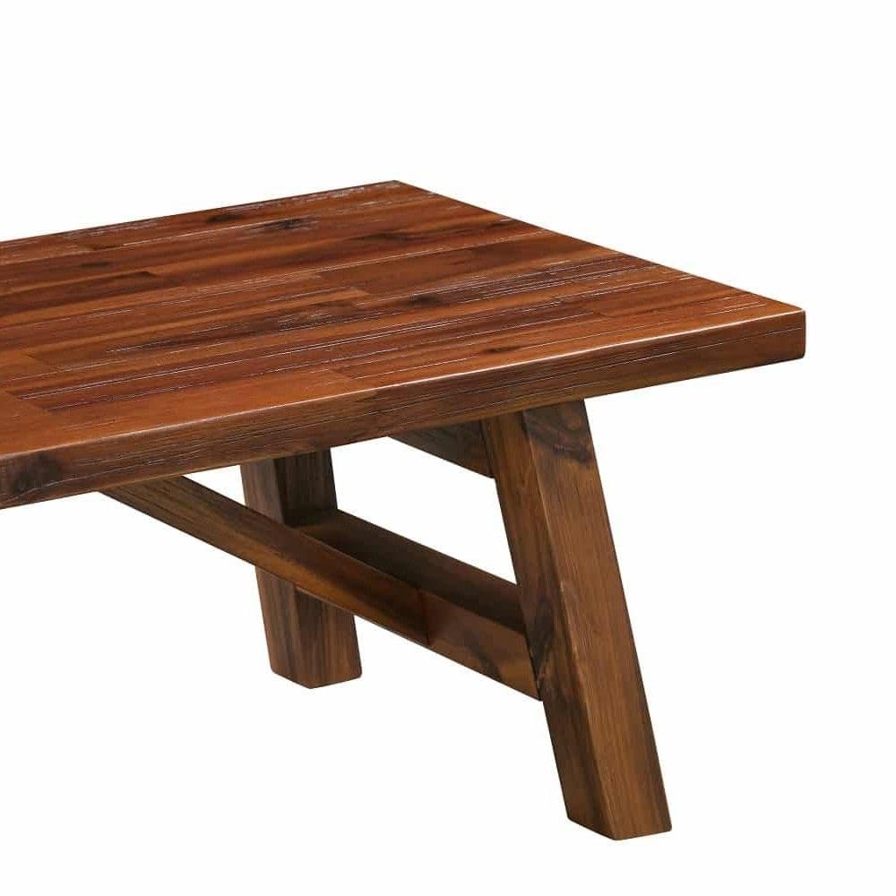 Boraam Rasmus Accent Plant Table - Chestnut Wire-Brush Finish