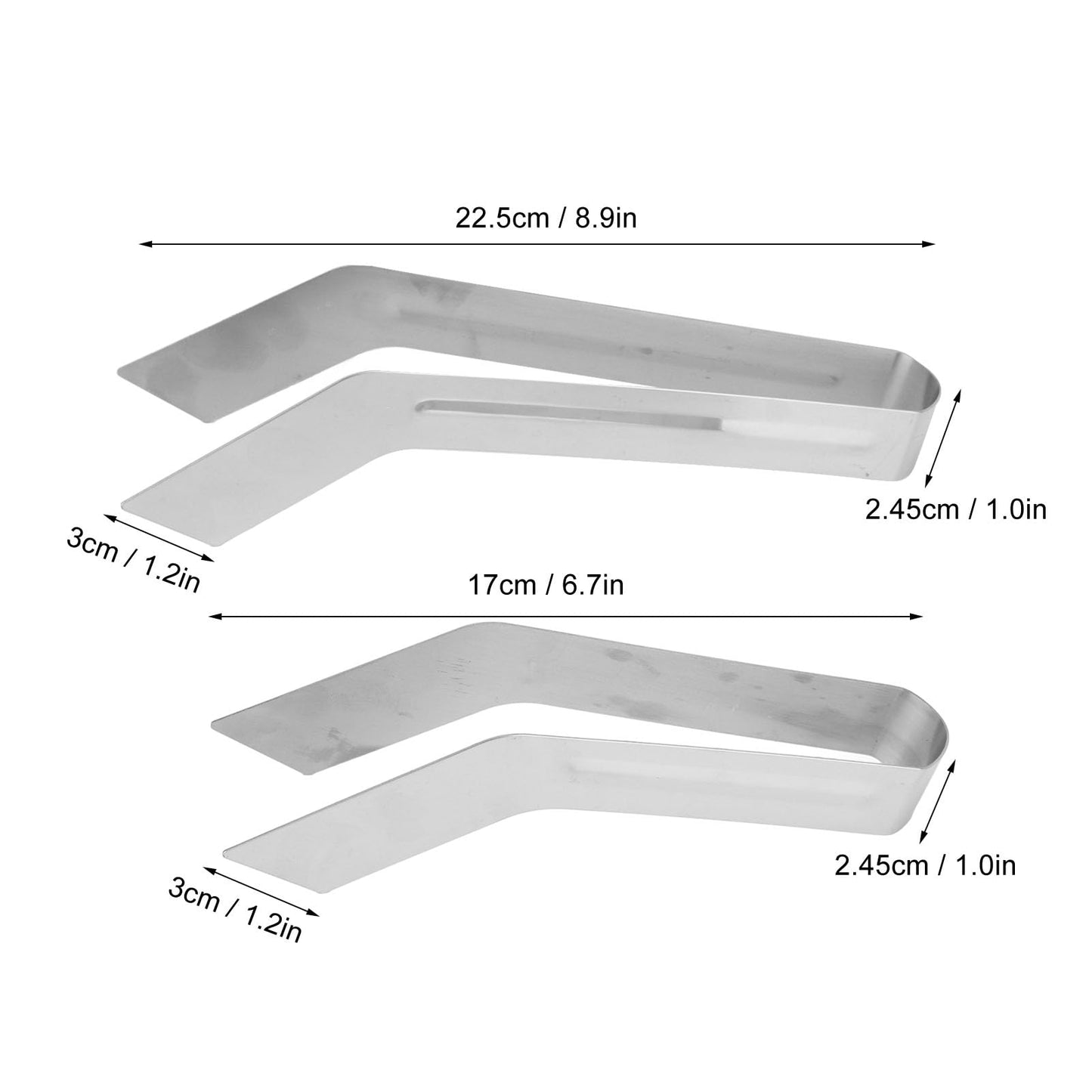 Locadence 2Pcs Seedling Transplant Tongs, Stainless Steel Gardening Plants Transplant Tong Plant, Seedling Transplanting Tool, Remove Transplant Plier for Reducing Root Damage