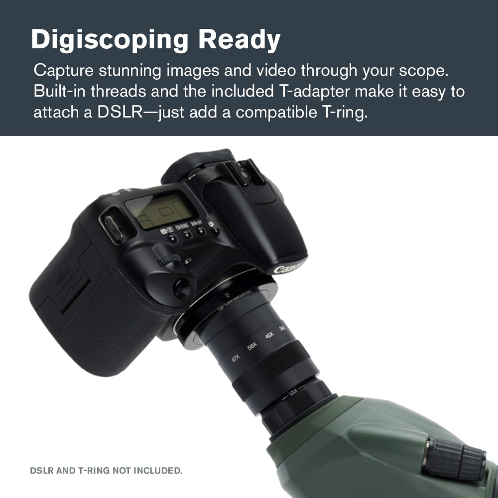 Celestron – Regal M2 100ED Spotting Scope – ED Glass for Birding and Outdoor Activities – Phase and Dielectric Coated BaK-4 Prism – Fully Multi-Coated Optics – Dual Focus – 22-67x Zoom Eyepiece