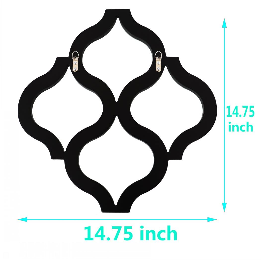 DMDFIRST Arc-Shaped Wall Mirror, Silver, 14.75'x14.75', Modern Fashion Decor, Unframed, Beveled Edge