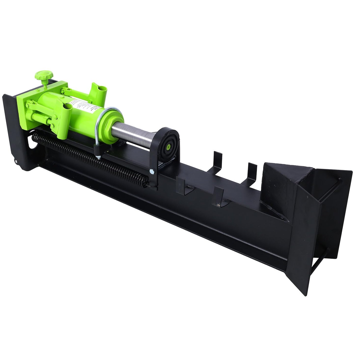 HOYOC Log Splitter Portable, Heavy Duty 10 Ton Horizontal Log Splitter Wood Cutter Manual Hydraulic 2 Speed Wheel Hydraulic Log Splitter w/Built-in Wheel Durable Manual Wood Splitter