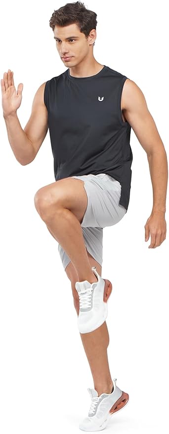NORTHYARD Men's Athletic Workout Tank Top Running Gym Sleeveless Shirts Quick Dry Lightweight Training Sport Muscle Tank