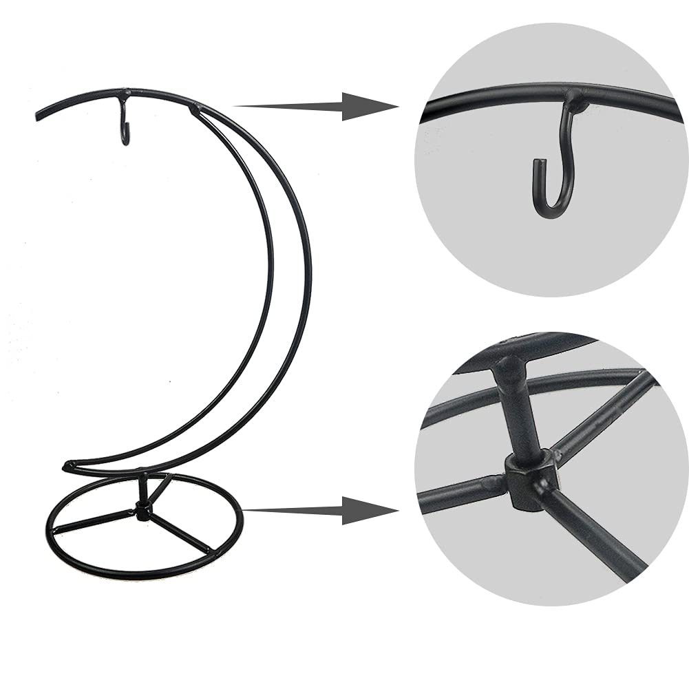 YY YEARCHY Ornament Display Stand Holder Home Wedding Decoration Rack for Hanging Glass Globe Air Plant Flower Pot Stand Iron Pot Hook Stand Terrarium Witch Ball