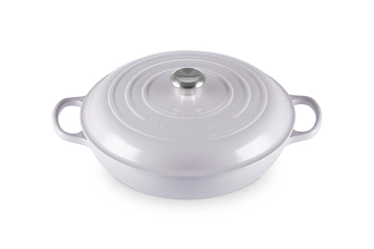 Le Creuset Enameled Cast Iron Signature Braiser, 5 qt., Shallot