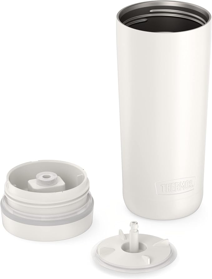 ALTA SERIES BY THERMOS Stainless Steel Tumbler 18 Ounce, Sleet White 18 Ounce, Sleet White