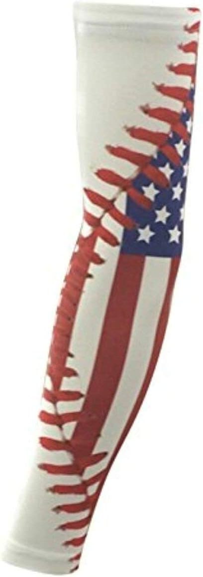 Youth & Adult Sizes Moisture Wicking Compression Arm Sleeve (1 Sleeve) (Over 100 Colors Available in Our Store)