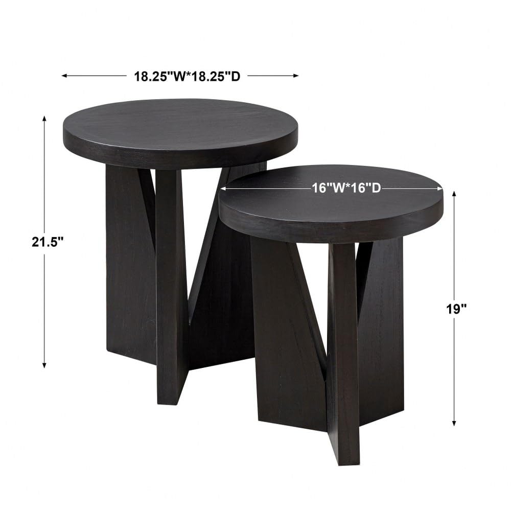 Uttermost Nadette - 21.5 inch Nesting Tables (Set of 2)