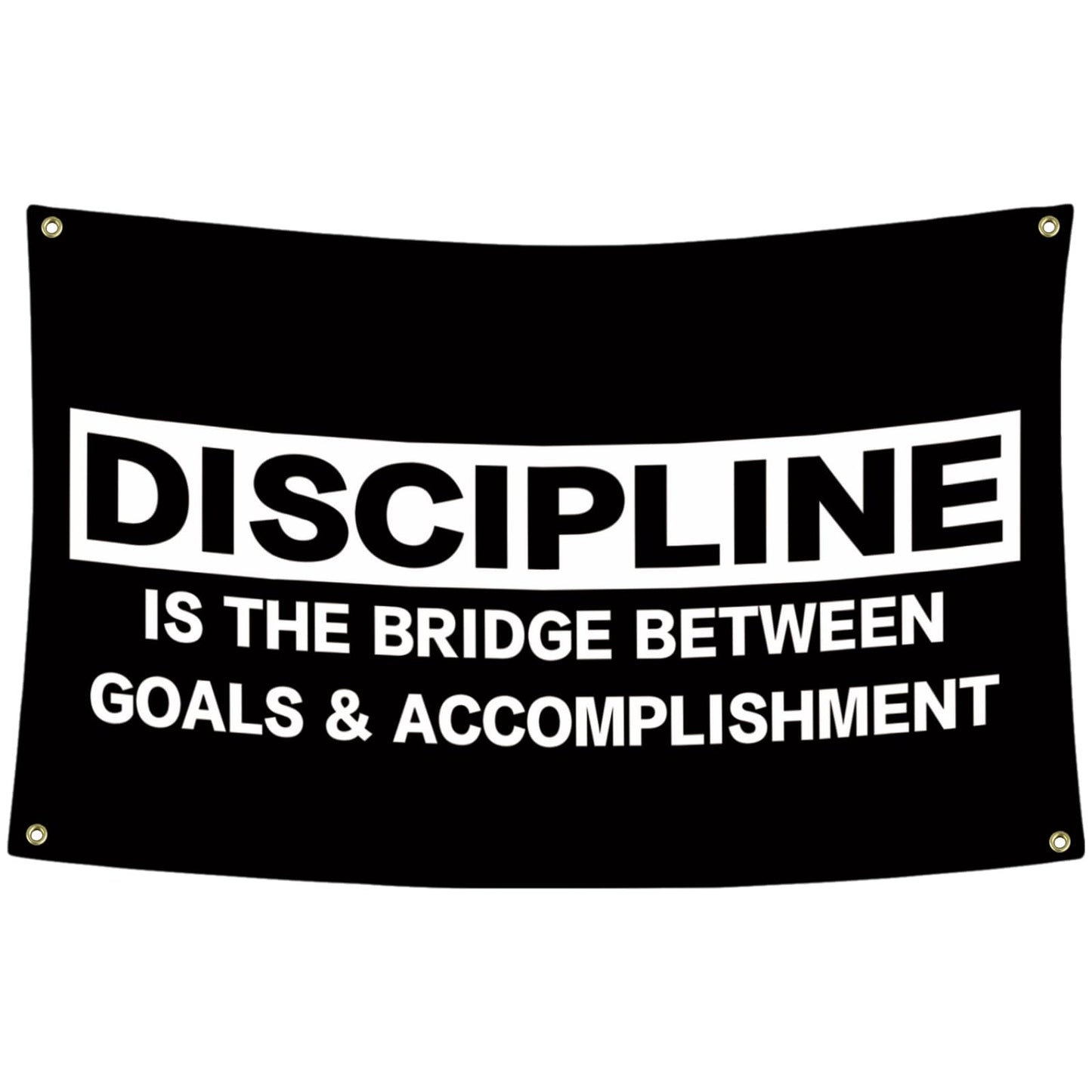Eudaedom Workout Motivation Banner Flag, Gym Wall Decor Tapestry for Men Women, Inspirational Garage Office Dorm Flag, Focus Fitness Sign-5x3FT