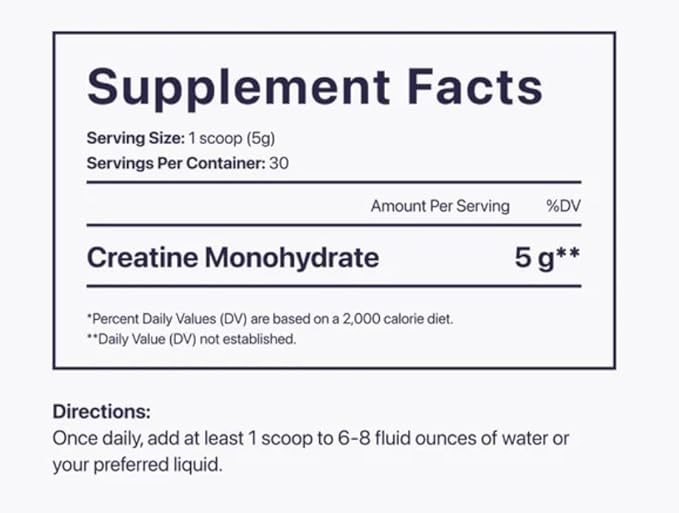 Beam Creatine Powder, Third Party Tested, Micronized Creatine Monohydrate Supplement, Creatine for Women and Men, Muscle Strength, Workout Recovery, Lean Muscle Growth, 30 Servings, Unflavored