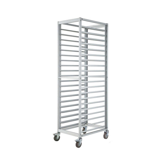 GenSDH 20-Tier Aluminum Rack, Bakery Cooling Cart, Heavy-Duty Food Tray Storage Trolley for Home & Commercial Kitchens, Efficient Baking Organizer