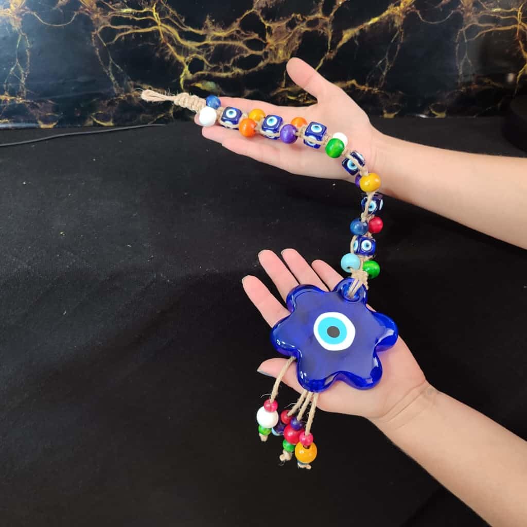 Turkish Evil Eye Nazar Wall Hanging Home Door Decor Decoration Ornament Accessories Glass Charm Ojo Turco Amulet Beads Blue Gift Style Art Protection