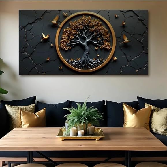 TAILORED CANVASES Celtic Tree of Life Wall Art IV (10x20)