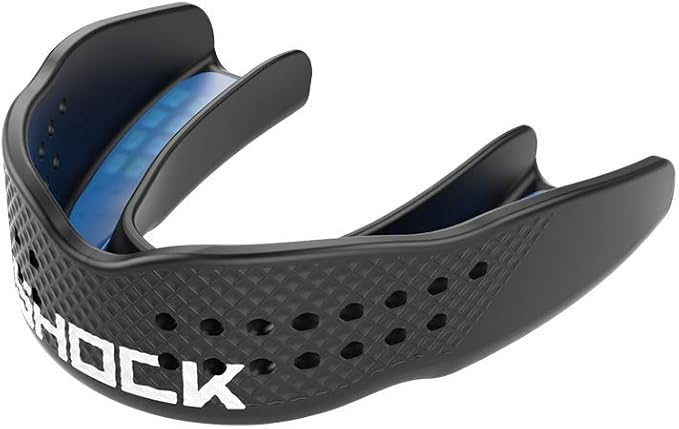 Shock Doctor Sports Mouth Guard, Breathable Low Profile Custom Fit, Basketball, Football, Lacrosse, Hockey & More