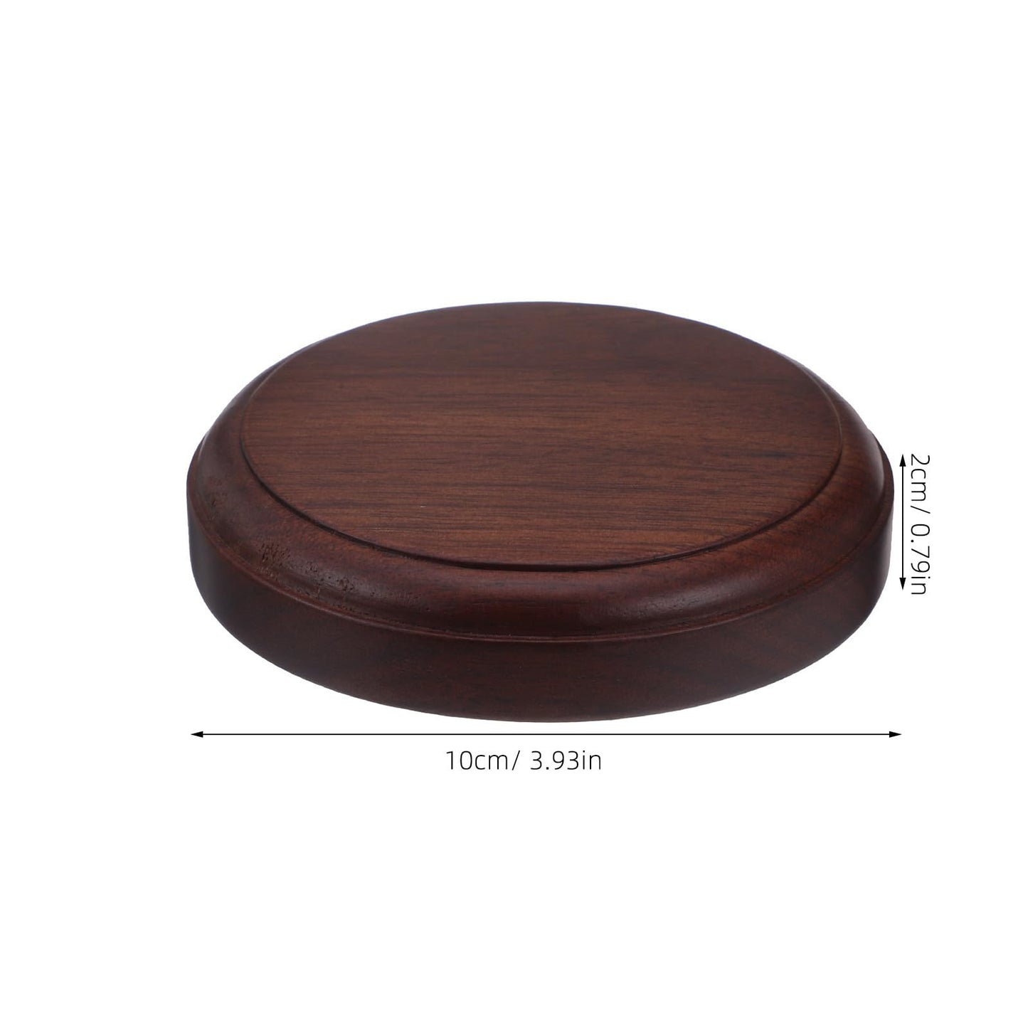 Cabilock Plant Stand Indoor Wooden Stool Round Risers For Decor Plant Pedestal Stand Farmhouse Rustic Decorative Display Flower Holder Pedestal Brown