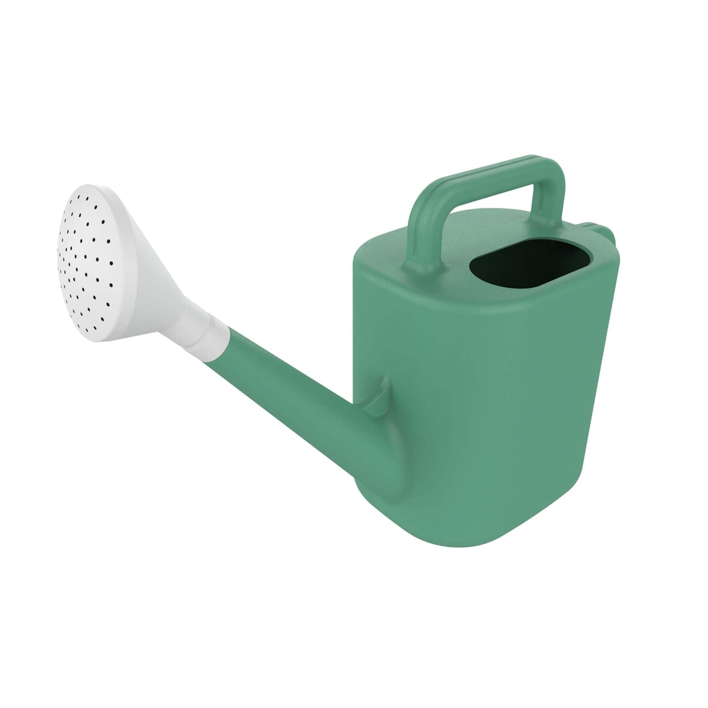 2 gal. Resin Watering Can Large Capacity High-Strength Leakproof Watering Pot for Garden Lawn Flower Care，for Outdoor Plants Vegetables Bushes (Green)