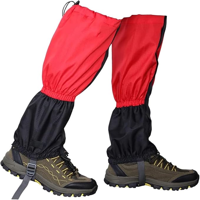 Gaiters for Hiking ??Waterproof and Breathable Leg Gaiters for Women and Men Boots, Adjustable Lightweight Shoes Gaiters for Hunting, Hiking, Mountaineering, Snow Gaiters for Hiking Boots