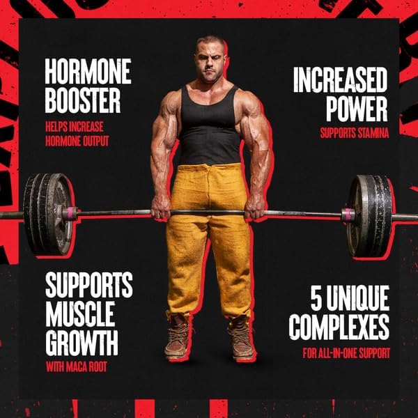 Animal Stak ??Complete Natural Hormone Booster Supplement with Tribulus ??Natural Testosterone Booster for Athletes ??Contains Estrogen Blockers ??1 Month Cycle