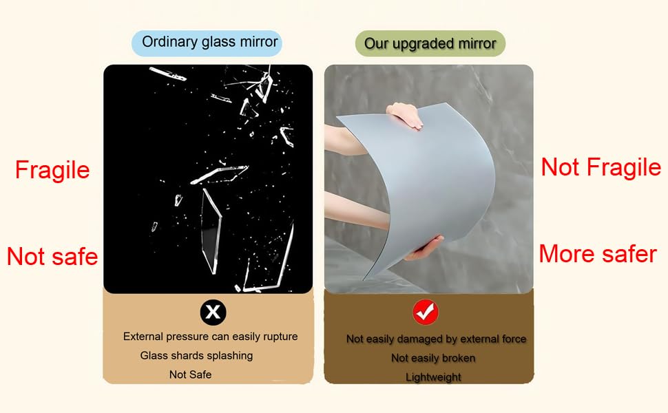 MACGIKMIRO Flower Acrylic Mirror Anti-Scratch Unbreakable Shatterproof HD Tempered Wall Decorative Mirrors for Home Children's Rooms Kindergarten Themed Restaurant(Flower 1,11.81"x11.81")