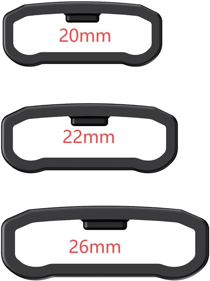 BANSO 26mm Band Keeper for Garmin Fenix 7X,for Garmin Watch Band Replacement Band Loop (Pack of 6)