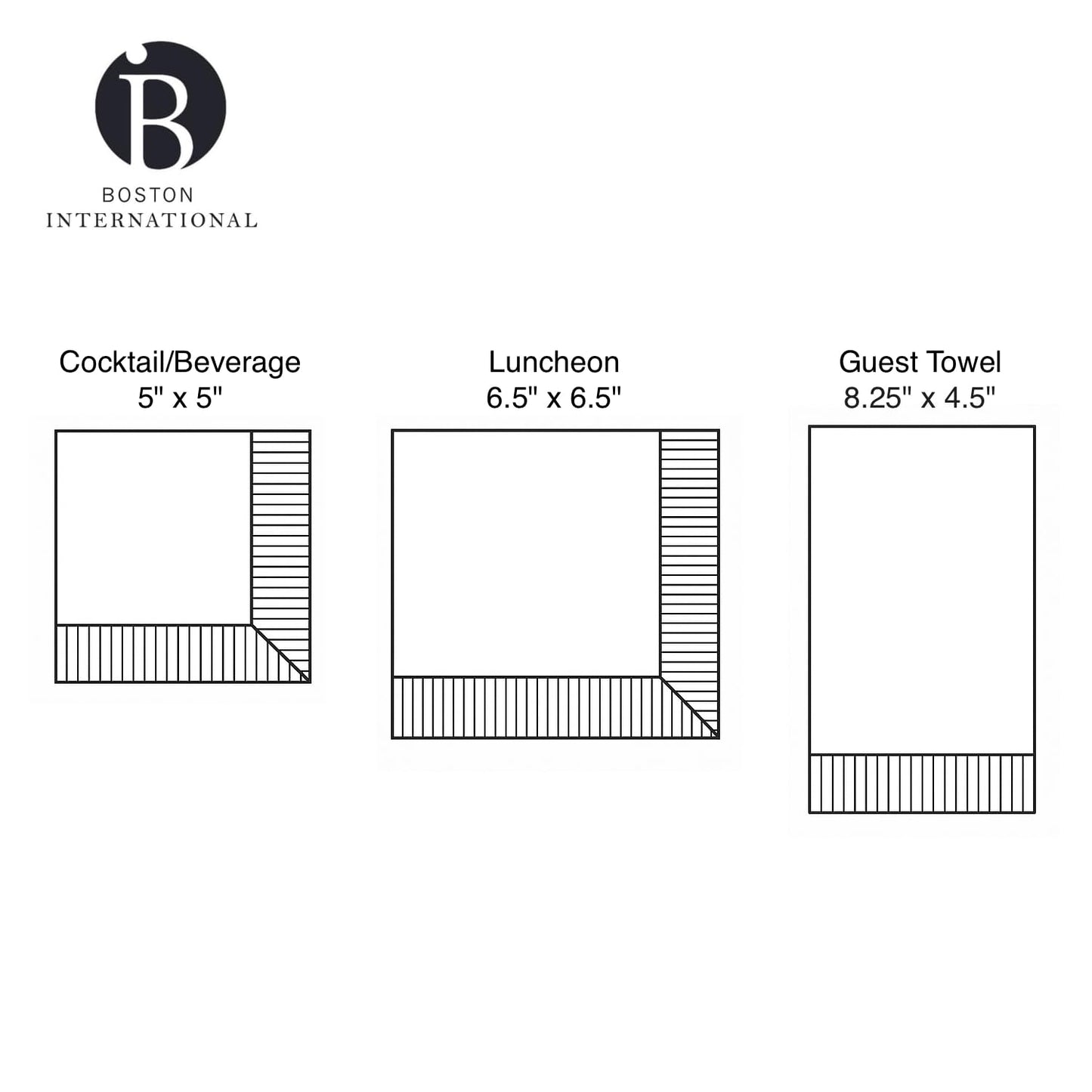 IHR Ideal Home Range Cocktail Napkins Disposable 3-Ply Paper Party Napkin Pack, 5" x 5", Mouse Band, 20-Count
