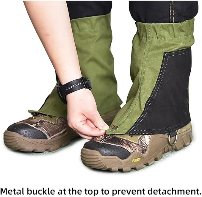 Short Leg Gaiters,Shoe Covers,Hiking Gaiters,Lightweight and Adjustable, Available in All Seasons,Waterproof,for Men and Women Hiking, Mountaineering,Walking, Hunting