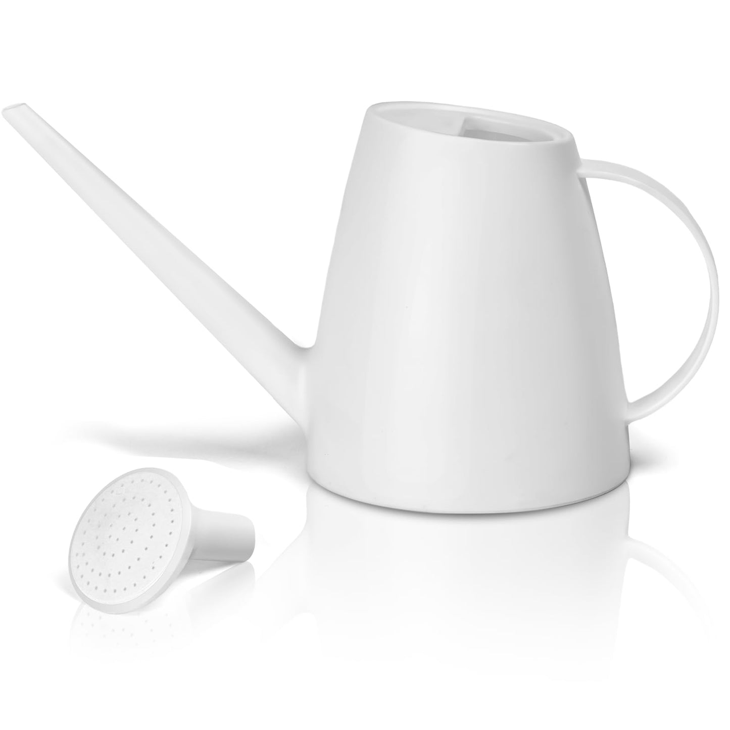 TTAOE GN Watering Can - for Indoor and Outdoor House Plant Garden - with Long Spout - 1/2 Gallon - White