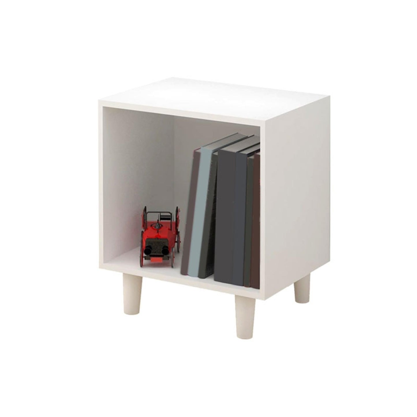 XJOYSL7921 DVD Storage Storage Rack Open Floor Vinyl Record Cabinet Large Capacity Wooden Storage Display Rack CD Rack Tower