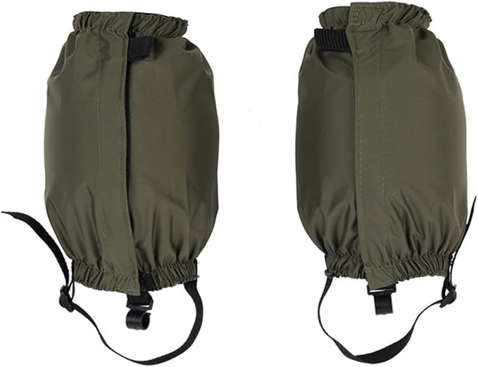 Waterproof Hiking Gaiters,Snow Boot Gaiters with Rubber Foot Strap,Lightweight and Adjustable,for Men and Women Hiking,Skiing,Mountaineering,Walking,etc.