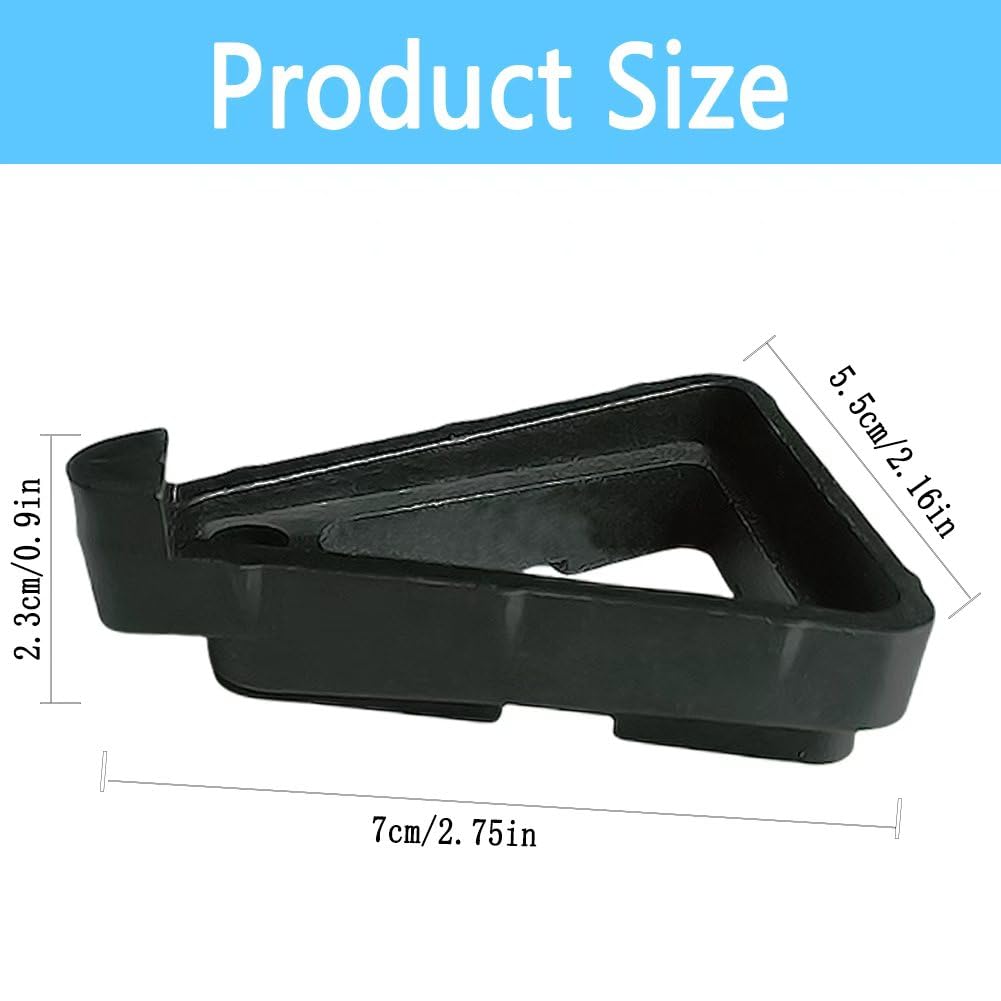 Ruinuonice Pot Feet for Outdoor Planters,Invisible Breathable Pot Stands Toes Lifters for Heavy ndoor Outdoor Planters & Gardening Plant Container (Black-24 Pcs)