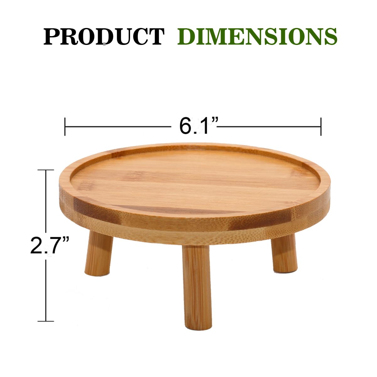 ARTORA Mid Century Modern Plant Stand, Wood Indoor Plant Holder Succulents Plant Pot Raiser Decorative Corner Planter Stand for Small to Medium Plants (Natural 2PCS)