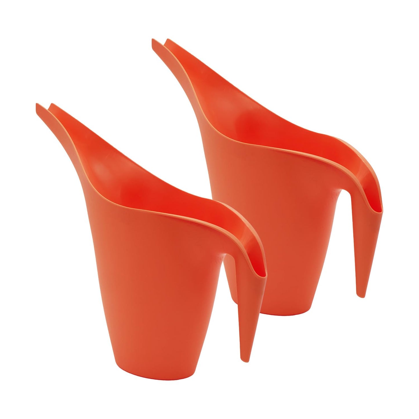 The HC Companies 1/2 Gallon Essential Watering Can for Indoor Outdoor Plants, Apricot (Pack of 2)
