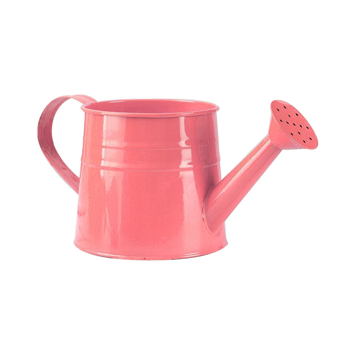 Galvanized Watering Can 1L,Tinplate Watering Kettle with Removable Spout,Garden Decorations,Gardening Tools for Outdoor Indoor Plants Lawn Garden (Pink)