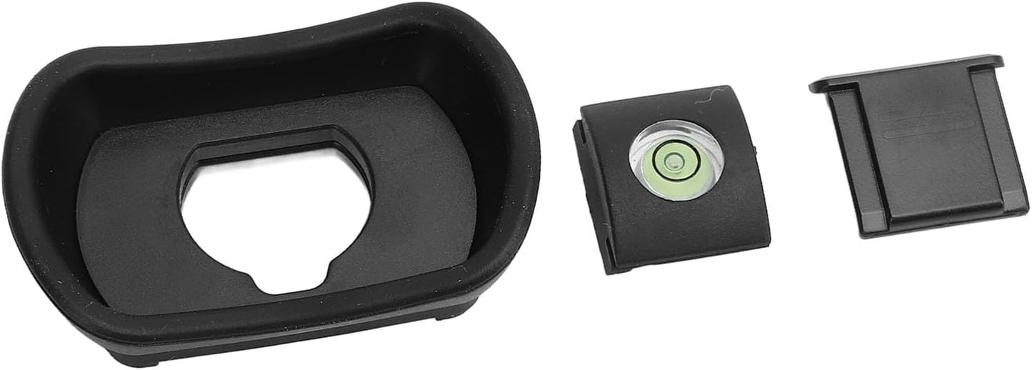 3 Set GFX100II 100 XH1 XH2S Camera Viewfinder Eye Cup, Pcs Hot Shoe Cover and Bubble Level with Comfortable Material