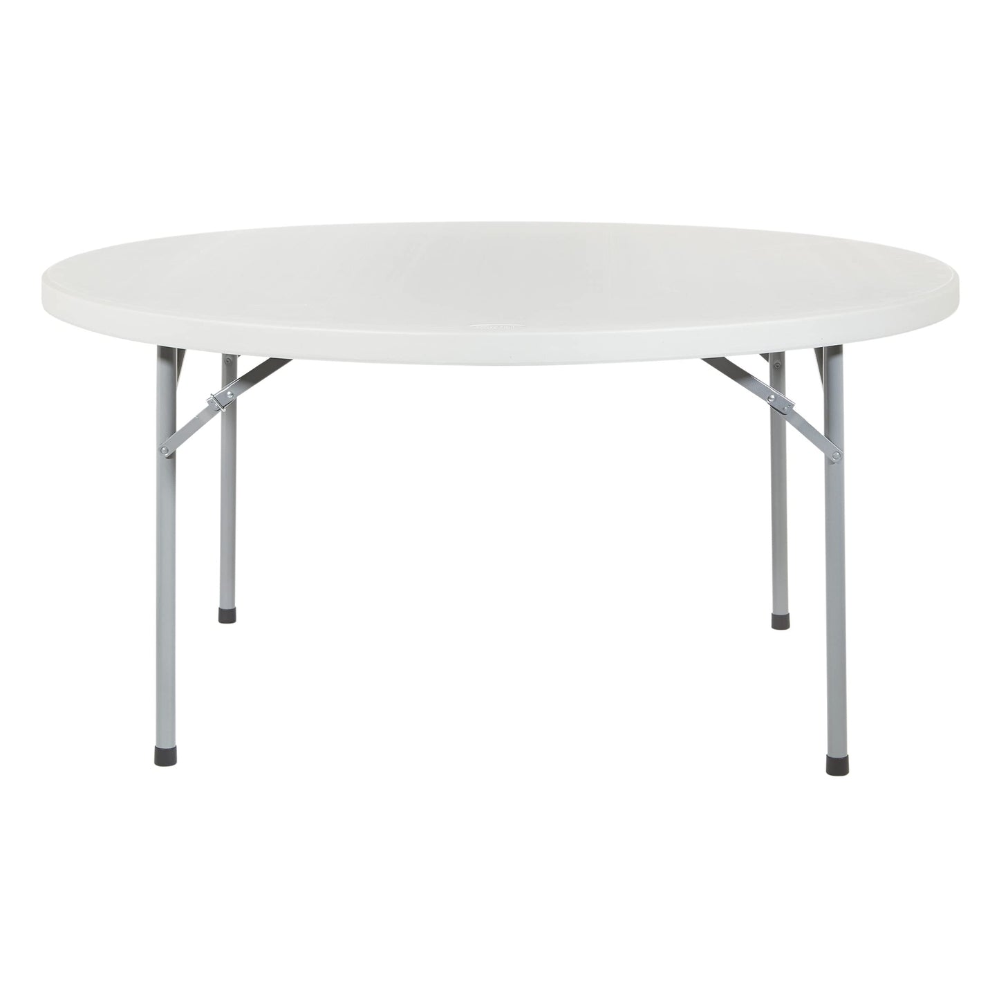 Office Star Resin Folding Table for Banquets, Picnics, and Parties, 60 Inch, Round