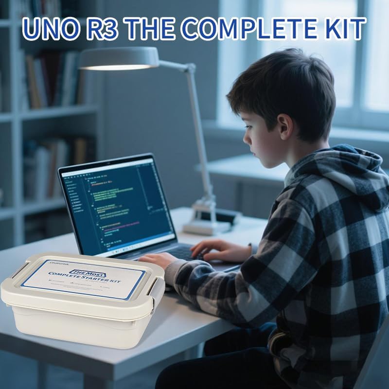 R3 Programming Most Complete Starter Kit for UNO Project Electronics Starter Kit with Tutorial Compatible with IDE STEM
