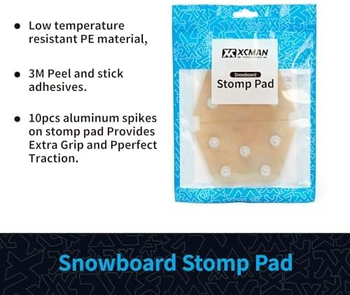 XCMAN Snowboard Spike Stomp Pad Anti-Slip