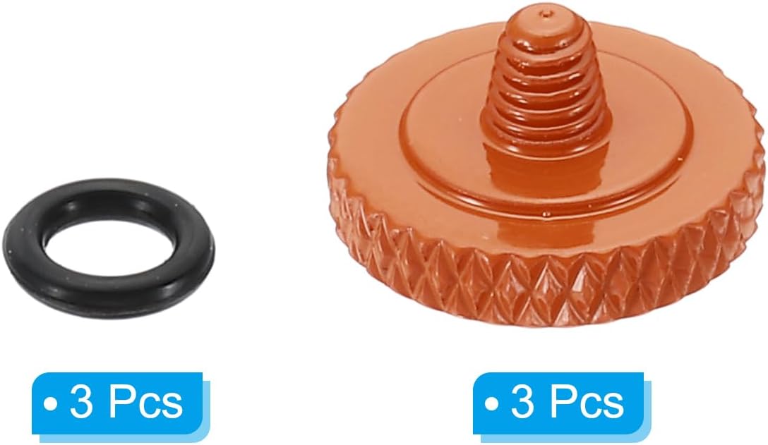 3 Pack PATIKIL Camera Shutter Button, Soft Shutter Release Button Pure Copper Camera Button Knurled Suitable for Nikon