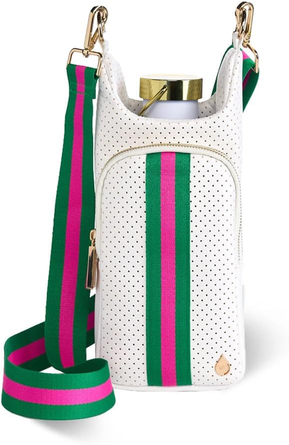 WanderFull® Original HydroBag® Collection, Water Bottle Holder w/Strap & Phone Pocket, Hands-Free Crossbody Water Bottle Bag