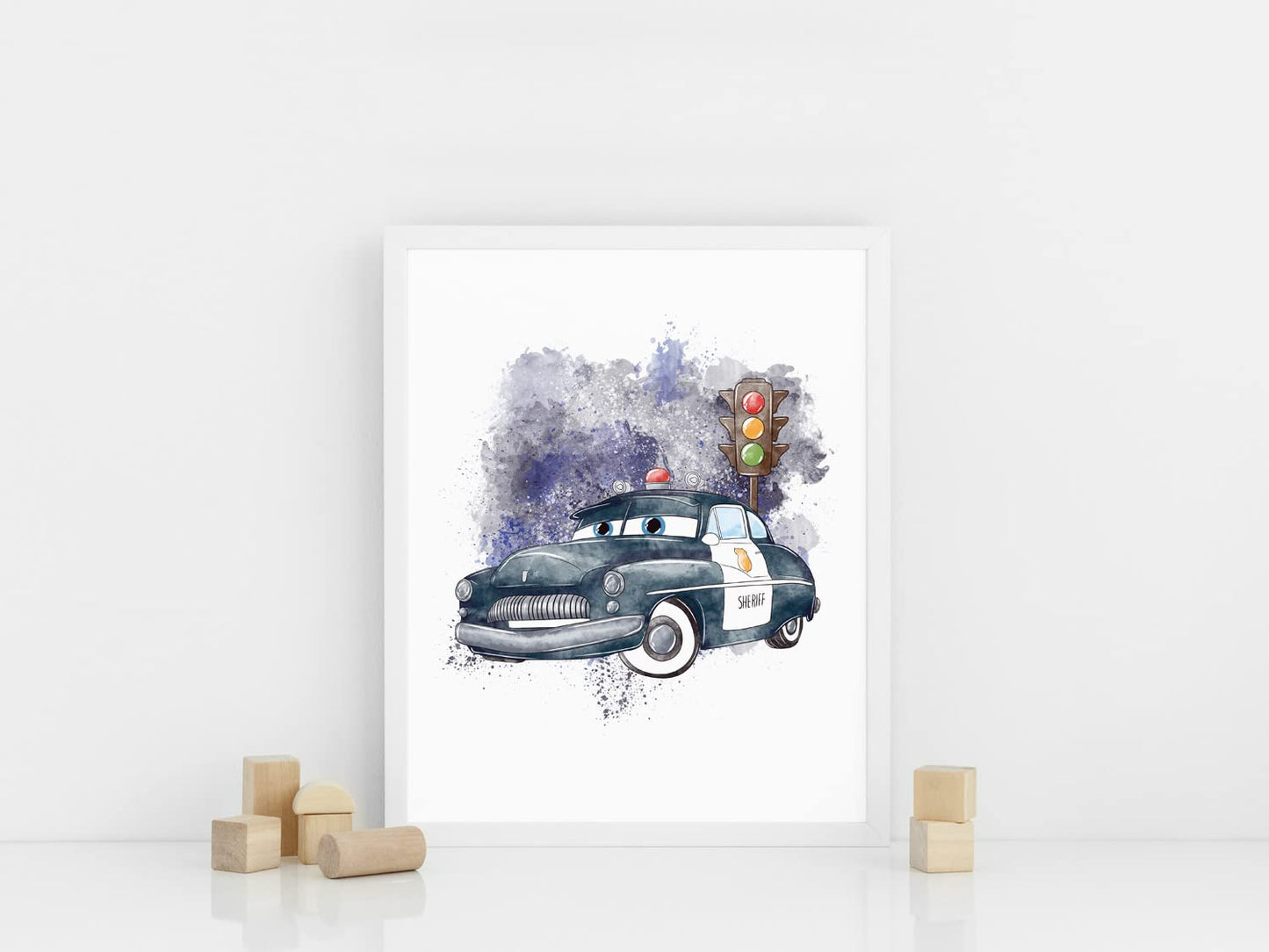 Nistio® Cars Movie Poster Prints, Cars Movie Poster Wall Art Decor, Lightning McQueen, Set of 6, 8x10 inches (Unframed)
