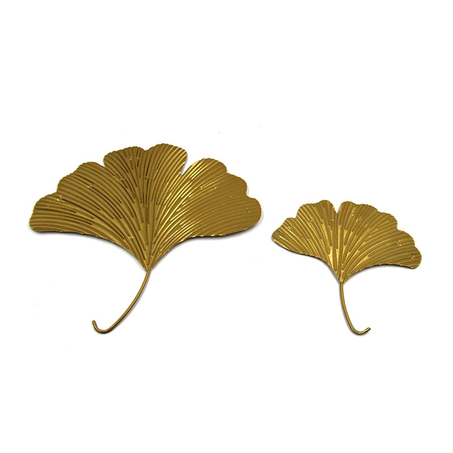 Baoblaze Ginkgo Leaves Wall Art Sculpture, Modern Iron Ginkgo Leaves Wall Decor for Farmhouse, Small (8.27 x 8.27 inches), Bathrooms, Kitchens, Living Rooms, Bedrooms, Children's Home Office