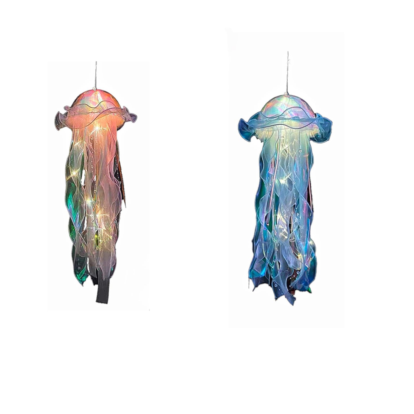 Jellyfish Hanging Decor,Room Decor, Set of 5,Under the sea Party Decorations,Jellyfish Kit for Under The Sea Little Mermaid Party Decoration RPS-IND