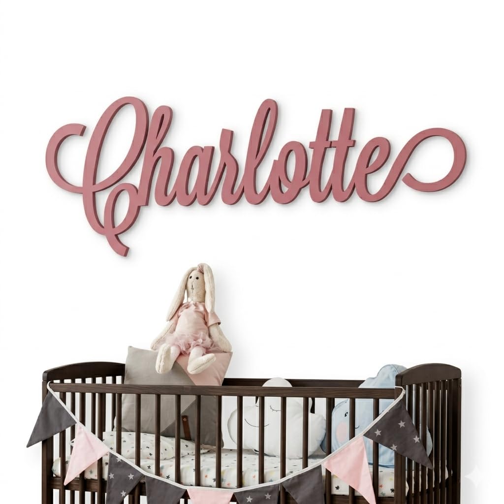 Personalized Custom Wood Name Sign, Nursery Name Signs, Family Wooden Baby Name Signs, Choice of Size & Fonts!