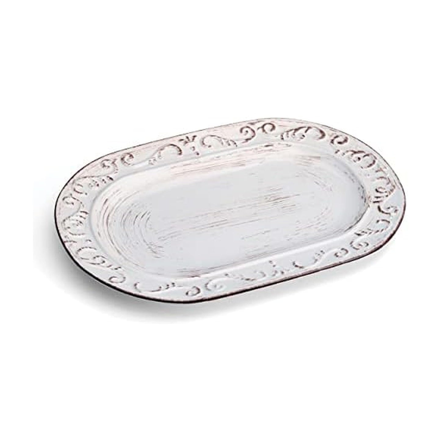 Pfaltzgraff Trellis Serving Platter, 13.75 inch, White