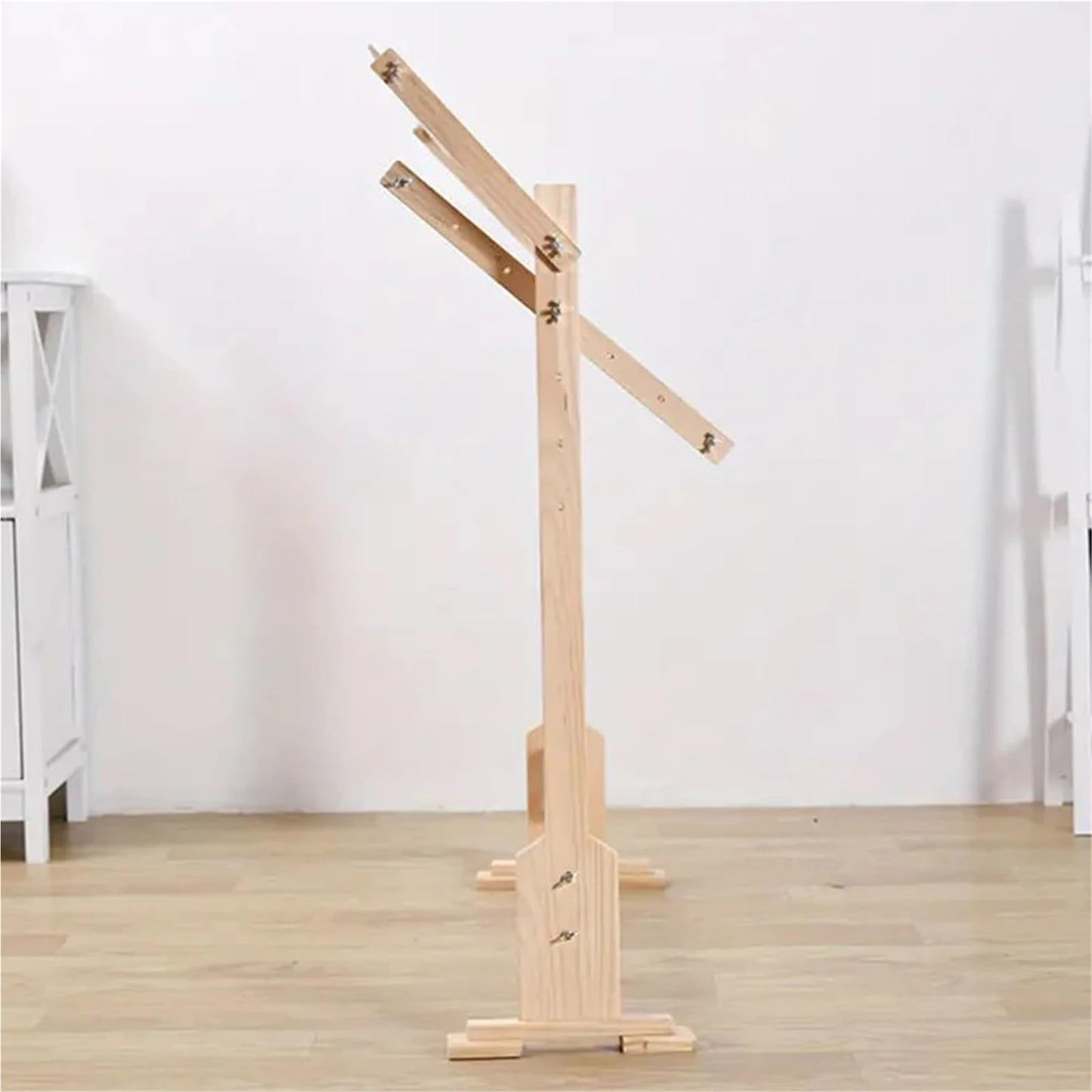 Cross Stitch Stand Wooden Cross Stitch Frame Height Adjustable Embroidery Rack Stand for Stitching Sewing Craft(8/10)
