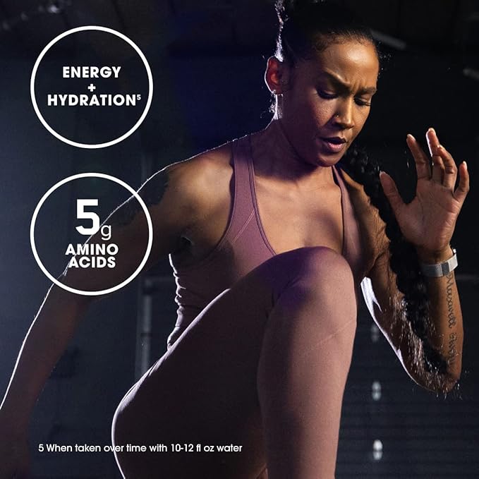 Optimum Nutrition Amino Energy Powder Plus Hydration, with BCAA, Electrolytes, and Caffeine, Watermelon Splash, 30 Servings (Packaging May Vary)