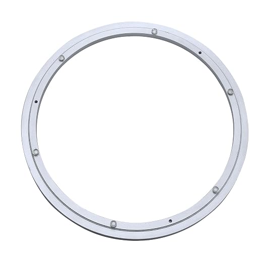 TamBee 20 Inch Lazy Susan Hardware Mute Turntable Bearing 450 LBS Load Capacity Heavy Duty Lazy Susan Parts Kit Rotating Ring Mechanism for Dining Tables, DIY Projects(Base Only)