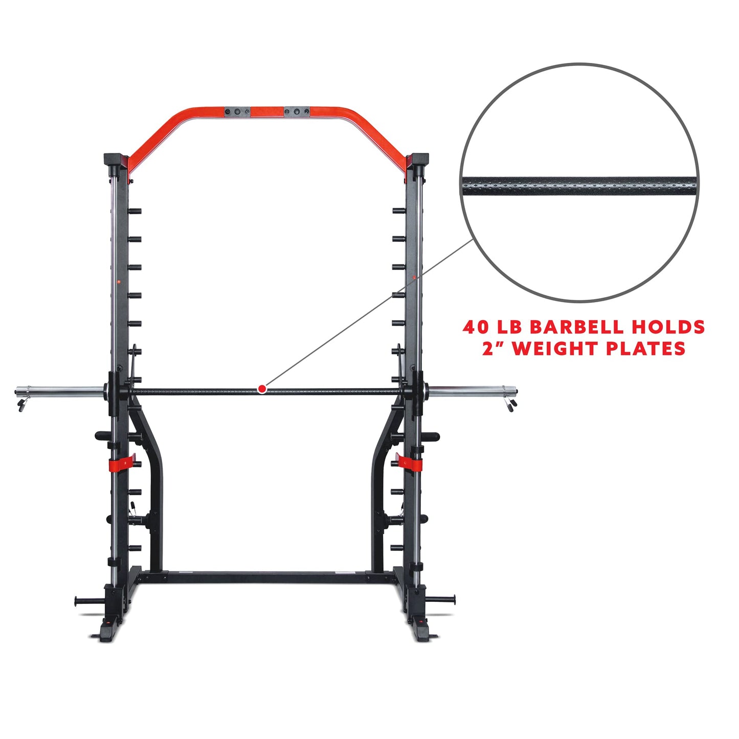 Sunny Health & Fitness Premium Squat Smith Machine - 3 in 1 Multifunction Power Rack with Adjustable Pull Up Bar for Home Gym – SF-XF920021