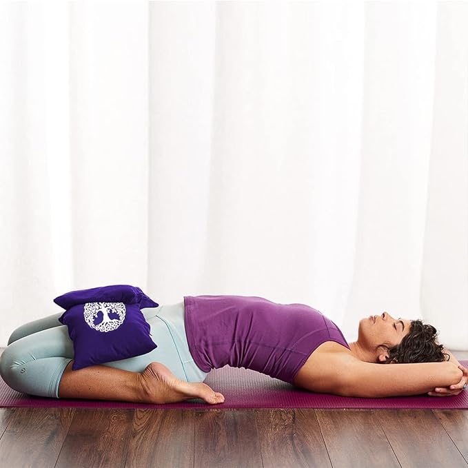 Yoga Sand Bag, Cotton Unfilled for Yogas, Weights & Resistance Training, Portable Weightlifting Sandbag
