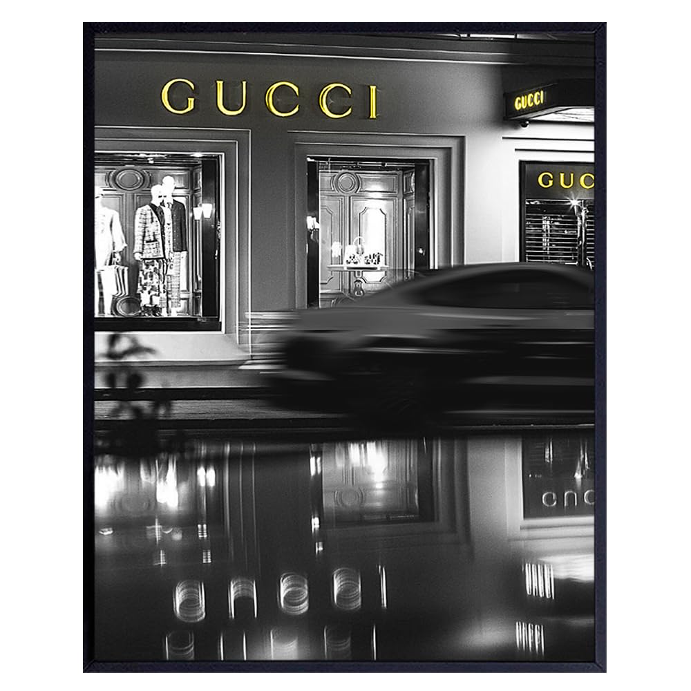 Luxury Wall Art For Women 11x14 - Fashion Wall Art for Girls - Designer Art - Glam Print for Women - Luxury Living Room Decor - Designer Living Room Decor - Glam Art